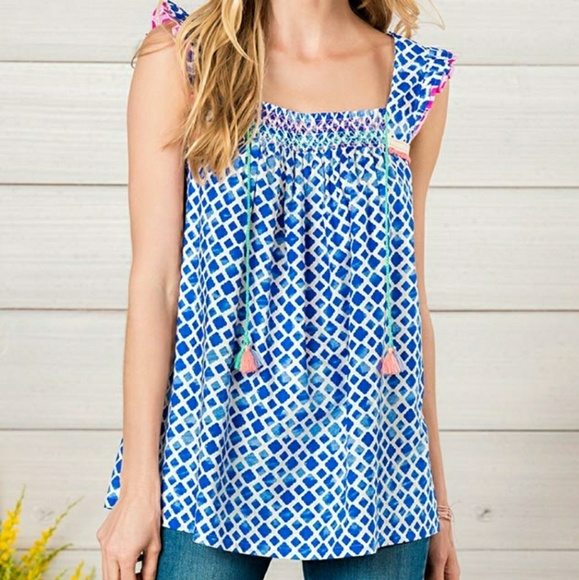 Matilda Jane Wandering Waters top - Picture 3 of 3